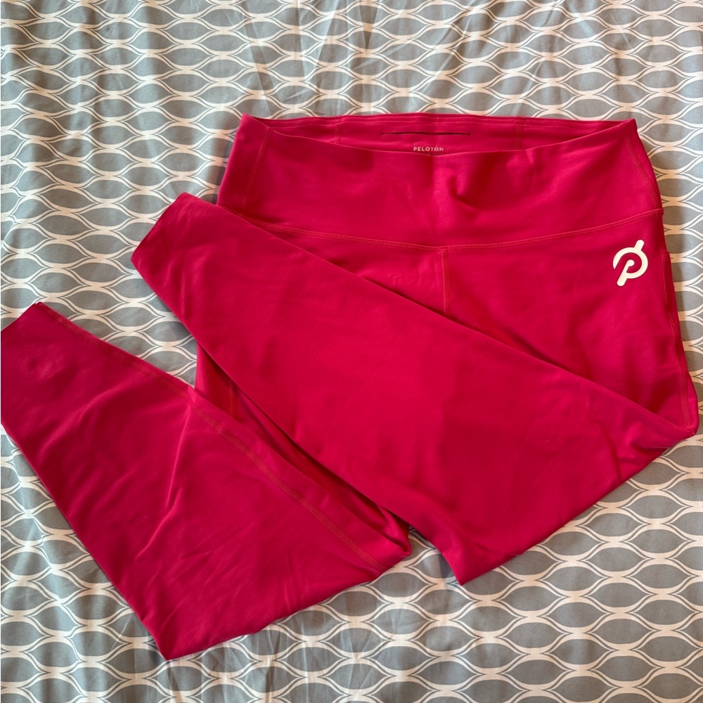 Hot Pink Peloton Leggings 1X